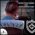 2 Airplane Seat Covers & 4 Armrest Covers Travel Essentials For Flying Travel Size Seat Cover Fits Travel Luggage Airplane Seat Covers Disposable with Armrest Covers For Airplane & Travel Kit