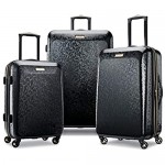 American Tourister Belle Voyage Hardside Luggage with Spinner Wheels Black Carry-On 21-Inch
