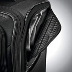 American Tourister Zoom Turbo Softside Expandable Spinner Wheel Luggage Black Carry-On 20-Inch
