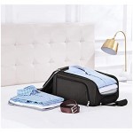 Basics Underseat Rolling Luggage - Large Black