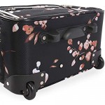 BEBE Women's Valentina-Wheeled Under The Seat Carry-on Bag Floral Branch One Size