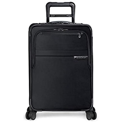 Briggs & Riley Baseline-Softside CX Expandable Carry-On Spinner Luggage  Black  22-Inch