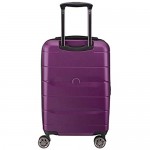 DELSEY Paris Comete 2.0 Hardside Expandable Luggage with Spinner Wheels Purple Carry-on 21 Inch