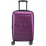 DELSEY Paris Comete 2.0 Hardside Expandable Luggage with Spinner Wheels Purple Carry-on 21 Inch