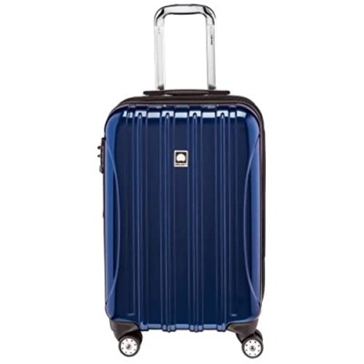 DELSEY Paris Helium Aero Hardside Expandable Luggage with Spinner Wheels  Blue Cobalt  Carry-On 21 Inch