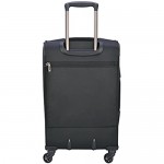 DELSEY Paris Sky Max 2.0 Softside Expandable Luggage with Spinner Wheels Black Carry-on 21 Inch 40328280500