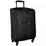 DELSEY Paris Sky Max 2.0 Softside Expandable Luggage with Spinner Wheels Black Carry-on 21 Inch 40328280500