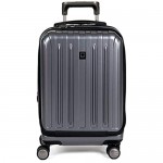 DELSEY Paris Titanium Hardside Expandable Luggage with Spinner Wheels Graphite Carry-On 19 Inch