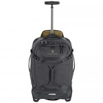 Eagle Creek Gear Warrior Carry Luggage Softside 2-Wheel Rolling Suitcase Jet Black 22 Inch