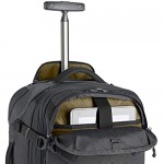 Eagle Creek Gear Warrior Carry Luggage Softside 2-Wheel Rolling Suitcase Jet Black 22 Inch