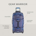 Eagle Creek Gear Warrior Carry On Luggage-Softside 2-Wheel Rolling Suitcase Arctic Blue One Size