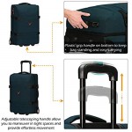 Hynes Eagle Softside Carry on Luggage Flight Approved Travel Suitcases with Wheels 22-inch Dark Teal