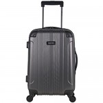 Kenneth Cole Reaction Out Of Bounds 20-Inch Carry-On Lightweight Durable Hardshell 4-Wheel Spinner Cabin Size Luggage Charcoal