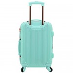 kensie Women's Alma Hardside Spinner Luggage Opal Carry-On 20-Inch