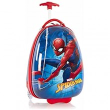 Marvel Spiderman Hardside Wheeled Luggage for kids- Egg shaped carry on suitcase
