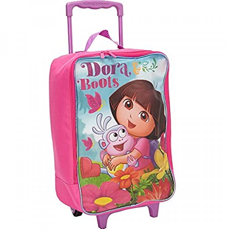 Nickelodeon Dora the Explorer Suitcase Rolling Luggage Large Pilot Case