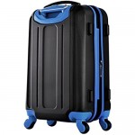 Olympia Apache Ii 21 Carry-on Spinner BLACK+BLUE One Size