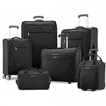 Samsonite Ascella X Softside Expandable Luggage with Spinner Wheels Black Carry-On 20-Inch