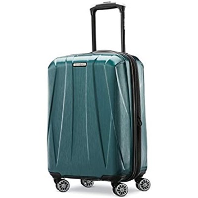 Samsonite Centric 2 Hardside Expandable Luggage with Spinner Wheels  Emerald Green  Carry-On 20-Inch