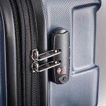 Samsonite Centric Hardside Expandable Luggage with Spinner Wheels Blue Slate Checked-Large 28-Inch
