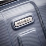 Samsonite Centric Hardside Expandable Luggage with Spinner Wheels Blue Slate Checked-Large 28-Inch