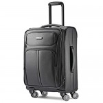 Samsonite Leverage LTE Softside Expandable Luggage with Spinner Wheels Charcoal Carry-On 20-Inch