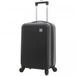 Travelers Club Cosmo Hardside Spinner Luggage Black Carry-On 20-Inch