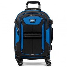 Travelpro Bold-Softside Expandable Luggage with Spinner Wheels  Blue/Black  Carry-On 21-Inch