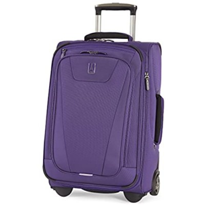 Travelpro Maxlite 4-Softside Expandable Rollaboard Upright Luggage  Purple  Carry-On 22-Inch