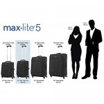 Travelpro Maxlite 5-Softside Expandable Spinner Wheel Luggage Black Carry-On 21-Inch