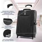 Travelpro Maxlite 5-Softside Lightweight Expandable Upright Luggage Black Carry-On 22-Inch