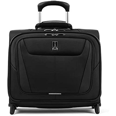 Travelpro Maxlite 5-Softside Lightweight Underseat Rolling Tote Bag  Black  16-Inch