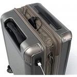 Travelpro Platinum Elite Expandable Hardside Spinner Luggage Metallic Sand Compact Carry-on