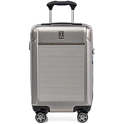 Travelpro Platinum Elite Expandable Hardside Spinner Luggage  Metallic Sand  Compact Carry-on