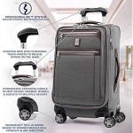 Travelpro Platinum Elite-Softside Expandable Spinner Wheel Luggage Vintage Grey Carry-On 21-Inch