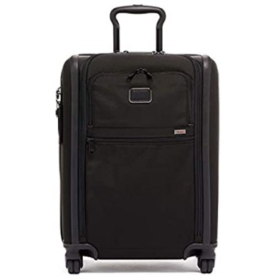 TUMI - Alpha 3 Continental Expandable 4 Wheeled Carry-on Luggage - 22 Inch Rolling Suitcase for Men and Women - Black