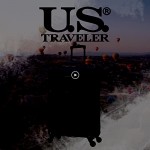 U.S. Traveler Aviron Bay Expandable Softside Luggage with Spinner Wheels Navy Checked-Large 31-Inch