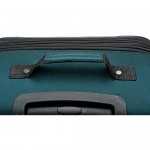 U.S. Traveler Aviron Bay Expandable Softside Luggage with Spinner Wheels Teal Carry-on 23-Inch