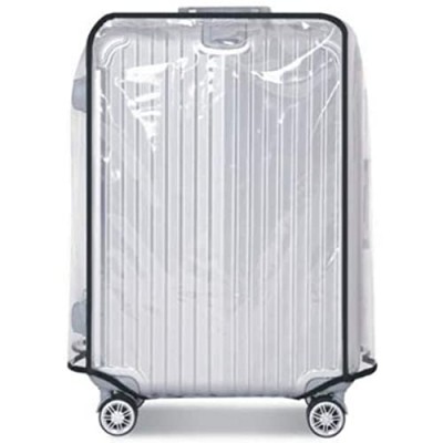 26 28 30 Inch Luggage Cover Protector Bag PVC Clear Plastic Suitcase Cover Protectors Travel Luggage Sleeve Protector (30 Inch)