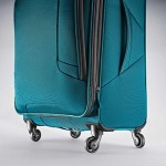 American Tourister 4 Kix Expandable Softside Luggage with Spinner Wheels Teal Carry-On 21-Inch