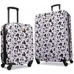 American Tourister Disney Hardside Luggage with Spinner Wheels Minnie Loves Mickey Carry-On 21-Inch