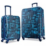 American Tourister Star Wars Hardside Spinner Wheel Luggage Intergalactic Checked-Large 28-Inch