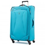 Atlantic Luggage 3111769 Atlantic Ultra Lite Softsides 29 Expandable Spinner turquoise blue Checked Large