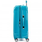 Atlantic Luggage Atlantic Ultra Lite Hardsides 24 Spinner Suitcase turquoise blue Checked Medium
