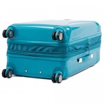 Atlantic Luggage Atlantic Ultra Lite Hardsides 24 Spinner Suitcase turquoise blue Checked Medium