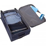 Basics 3 Piece Softside Carry-On Spinner Luggage Suitcase Set - Navy Blue