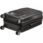 Basics Hard Shell Carry On Spinner Suitcase Luggage - 22 Inch Slate Grey