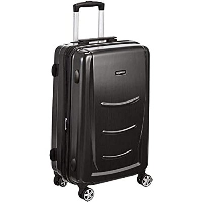  Basics Hard Shell Carry On Spinner Suitcase Luggage - 22 Inch  Slate Grey
