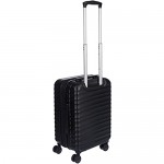 Basics Hardside Carry-On Spinner Suitcase Luggage - Expandable with Wheels - 21 Inch Black
