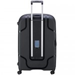 DELSEY Paris Clavel Hardside Expandable Luggage with Spinner Wheels BLACK Checked-Large 30 Inch